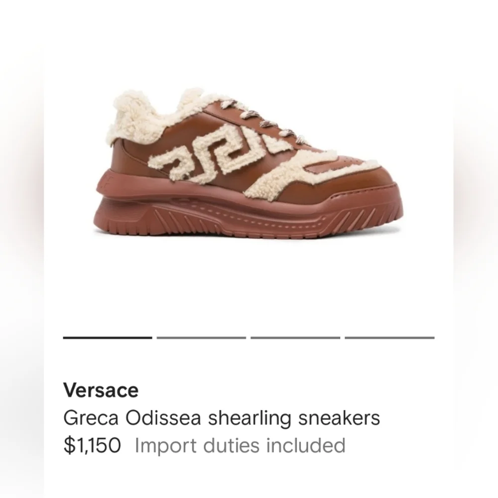 VersaceVersace Greca Odissea Lace-Up Sneakers - Picture 7 of 8